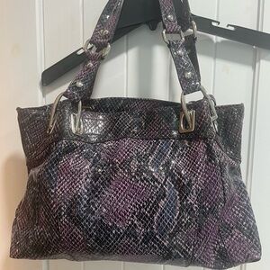 B. Makowsky Purple Shoulder Bag